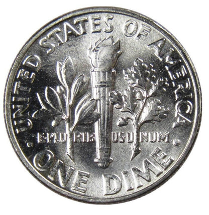 🔥1960 (P) Brilliant Uncirculated Roosevelt Dime 90% Silver BLAST WHITE  US Coin
