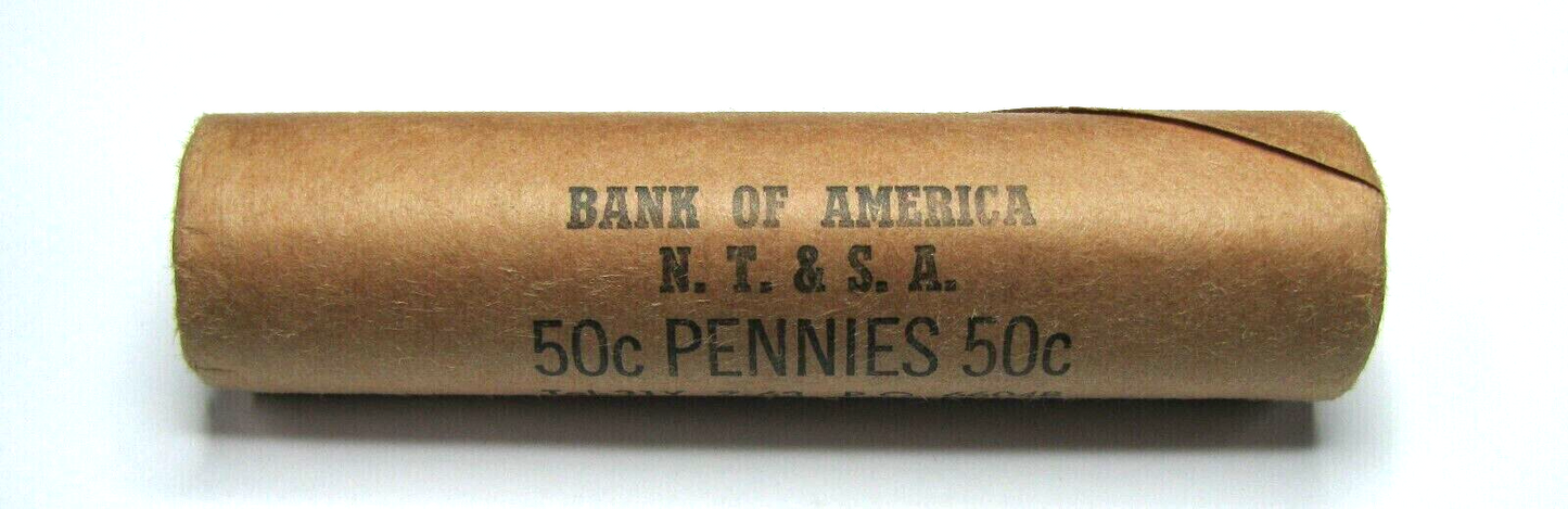 ✅ 1950 S Lincoln Wheat Cent GEM BU 1c BRILLIANT UNCIRCULATED From OBW Rolls