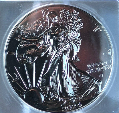 2024 ICG American Silver Eagle Ruthenium Edition. 1 oz Silver **1 of 500**
