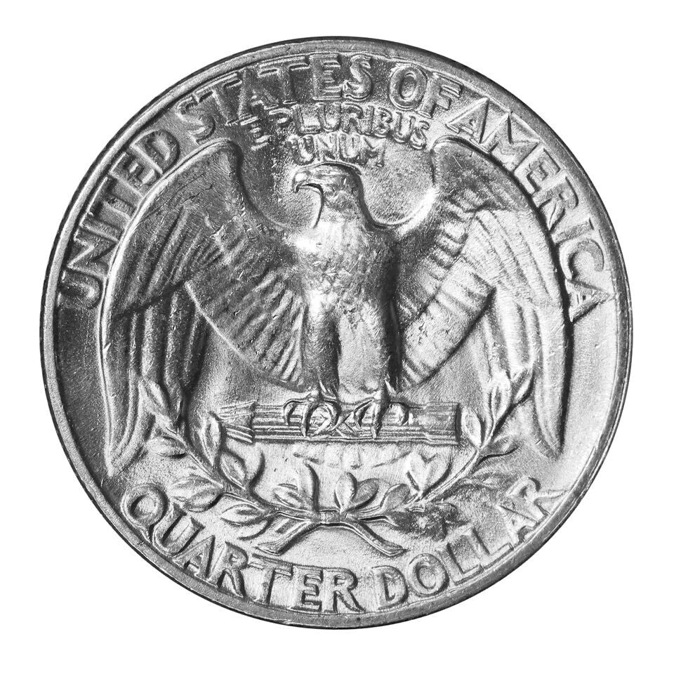 1964 Washington Quarter BU Uncirculated Mint State 90% Silver 25c US Coin