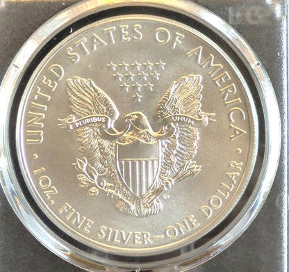 2020 $1 American Silver Eagle 1oz PCGS Graded a Perfect MS70 First Strike