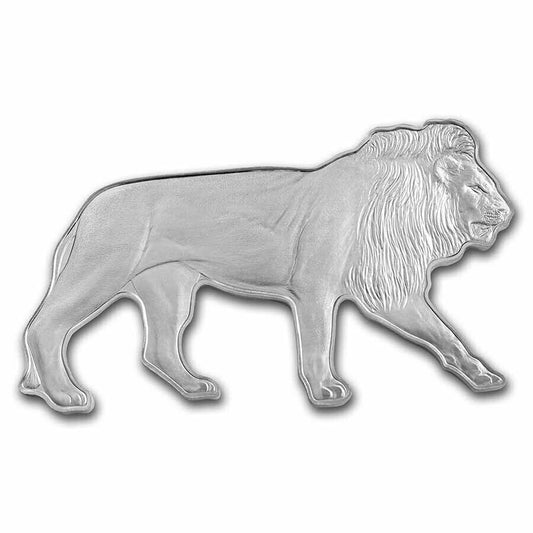2021 Silver .9999 Animals of Africa: African Lion  + Presentation Box