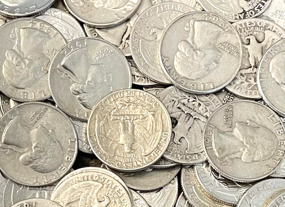 Washington Quarters 90% SILVER 🔥 1932-1964 P/D/S Mints Choose How Many You Want