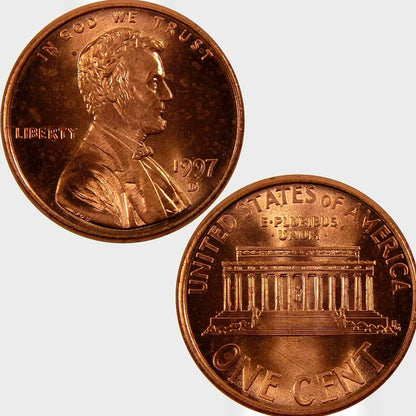 1979 D Lincoln Memorial BU Brilliant Uncirculated 1C From 🔥OBW Bank Roll🔥