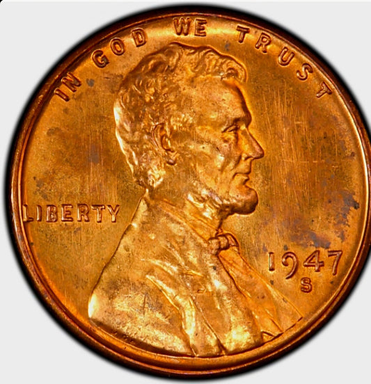 1947 S Lincoln Wheat Back BU Brilliant Uncirculated 1C 🔥From OBW Bank Roll🔥