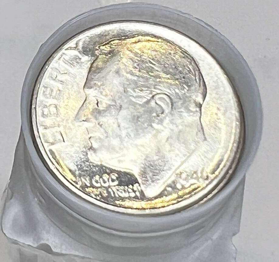 1946 D Roosevelt Dime BU Uncirculated FIRST YEAR Mint State 90% Silver 10c Coin