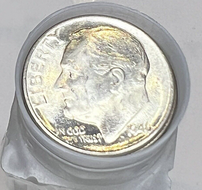 1946 D Roosevelt Dime BU Uncirculated FIRST YEAR Mint State 90% Silver 10c Coin