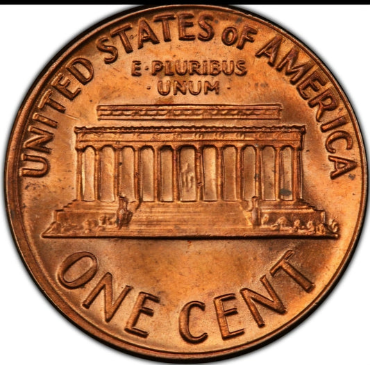 1970 D Lincoln Memorial BU Brilliant Uncirculated 1C Denver From OBW Bank Roll🔥