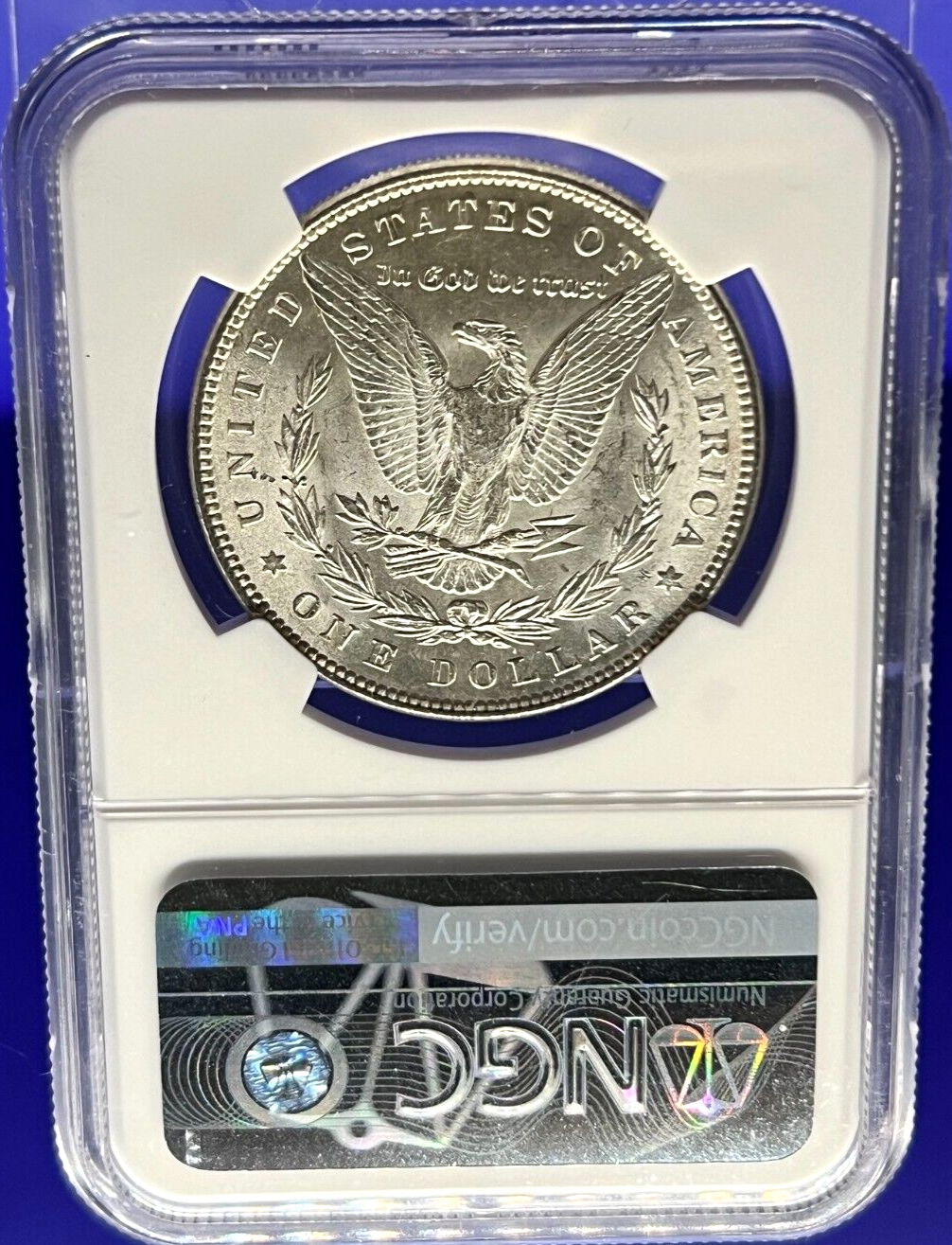 🔥 1885 Morgan Silver Dollar NGC MS62 90% Silver $1 Graded Coin
