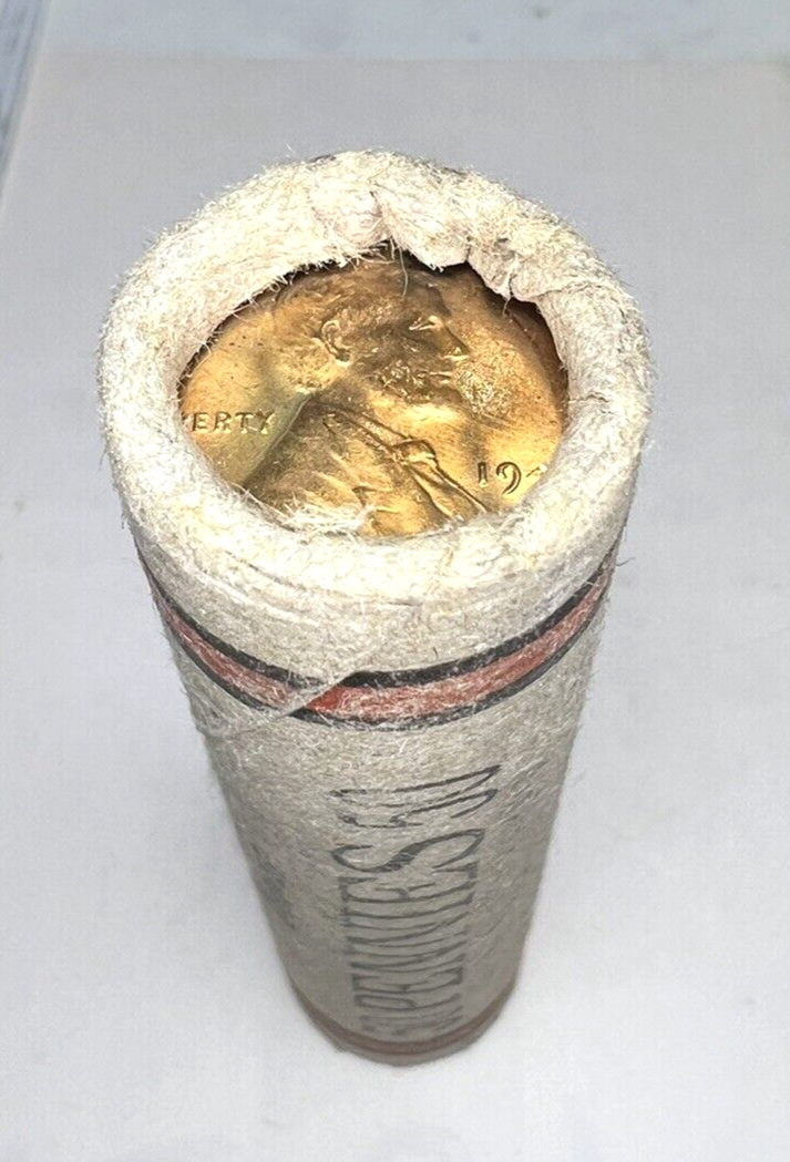 ✅ 1946 D Lincoln Wheat Cent GEM BU 1c BRILLIANT UNCIRCULATED From OBW Roll
