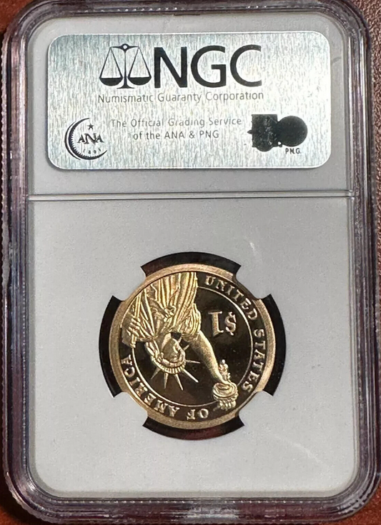 ✅  2008 S $1  John Quincy Adams Sixth President NGC PF 70 Ultra Cameo One Dollar