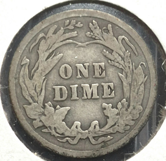 1914 P Barber Dime 🥈90% Silver🥈 Very Good Detailed Circulated Condition