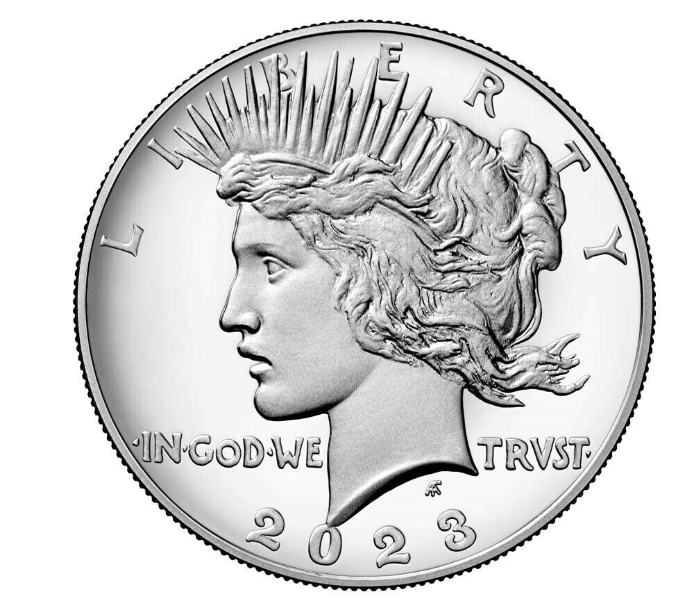 2023 Peace Silver Dollar PROOF Coin 23XL  Original US Mint COA & OGP Beautiful!!