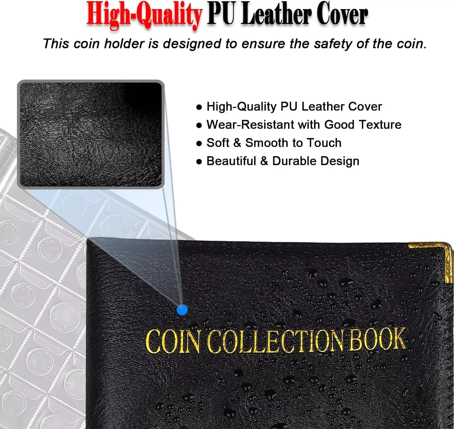 Pocket Coin Collection Album Collection Coin Book High-capacity Coin Holder
