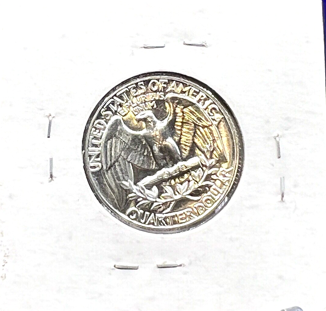 1961-P PROOF Washington Quarter 90% Silver 25c Super Shiny Coin