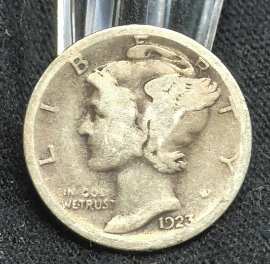 1923 S MERCURY DIME BETTER DATE🥈90% SILVER🥈  SELLING AS SHOWN 10C