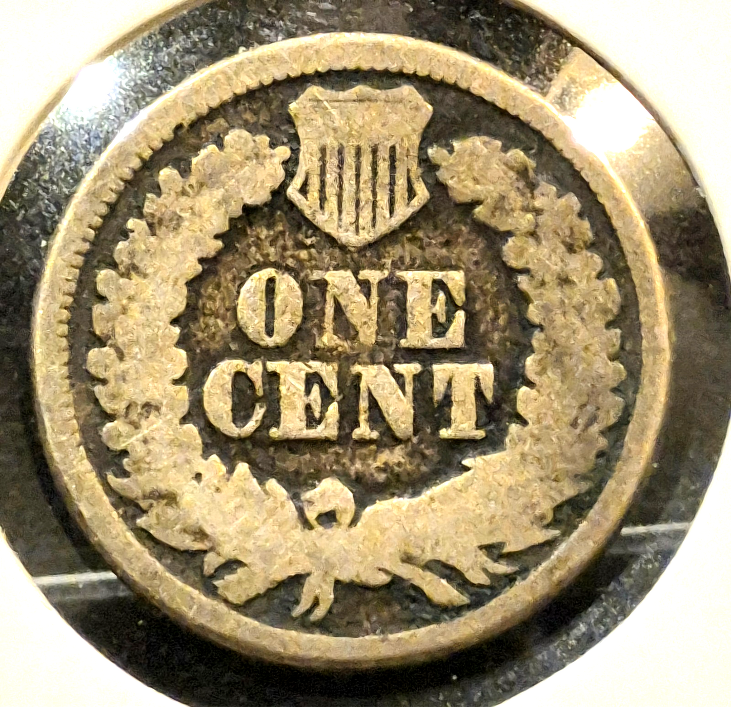 1864  Copper-Nickel 1C Indian Head Cent Choice Highly Collectable VG Condition