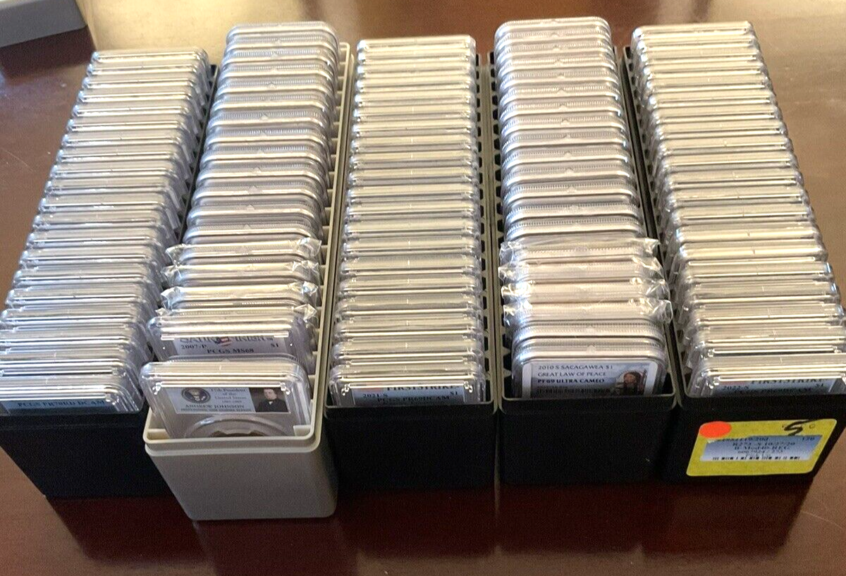 US Dollar $1 PCGS or NGC Graded PROOF COINS PR69 Multi Dates Mint Label 1 Coin🏆