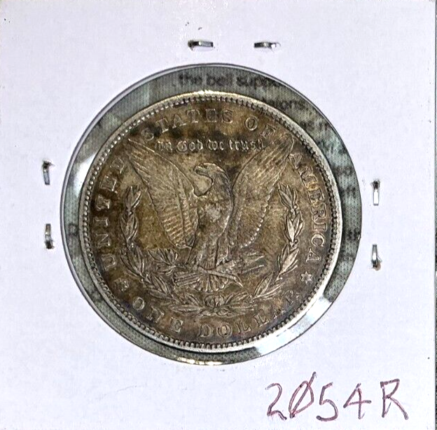 1879 Morgan $1 Dollar 90% Silver BEAUTIFUL Rim Toned Obverse+ Full Toned Reverse