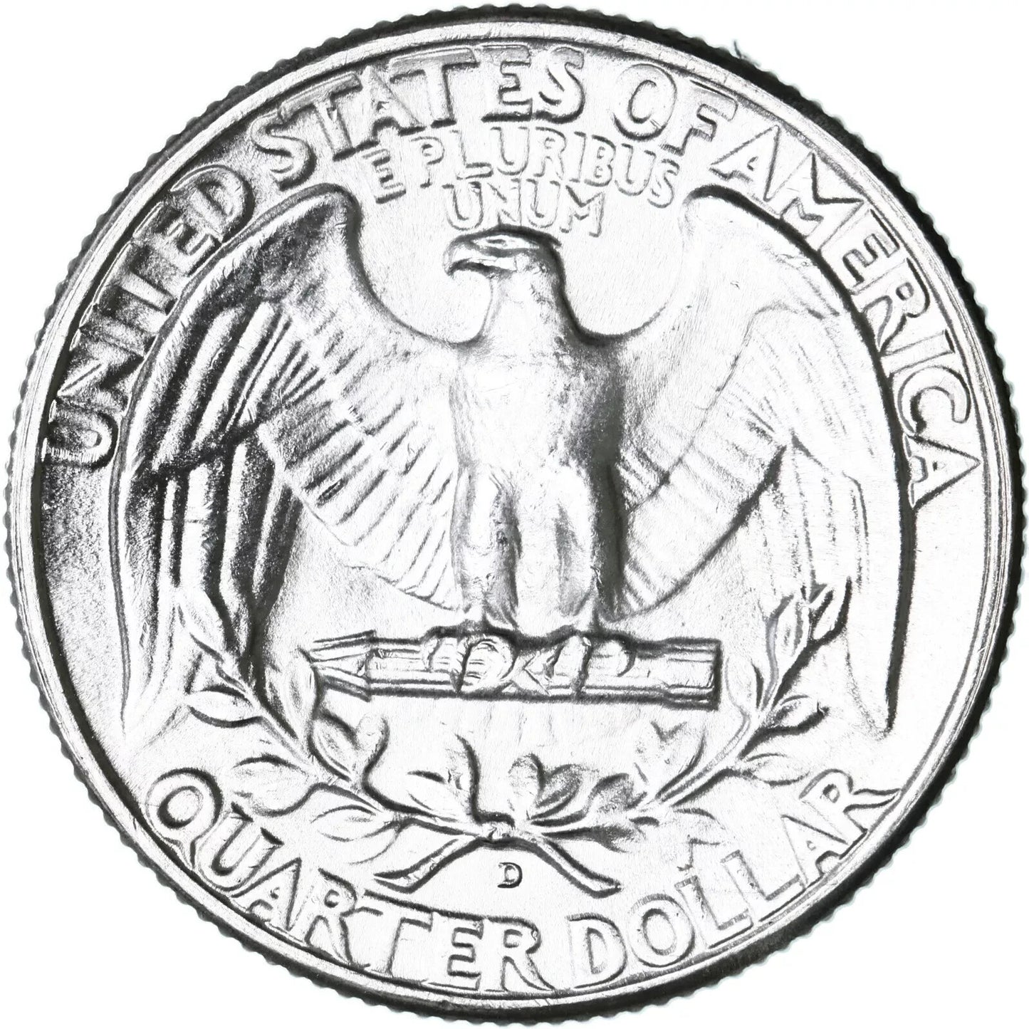 * 1946-D *Superb GEM BU MS Washington Quarter From OBW Bank Roll 90% Silver Coin