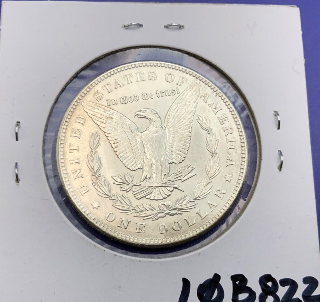 1889 Morgan 90% Silver Dollar BU Gem Shiny, Bright UNCIRCULATED Coin