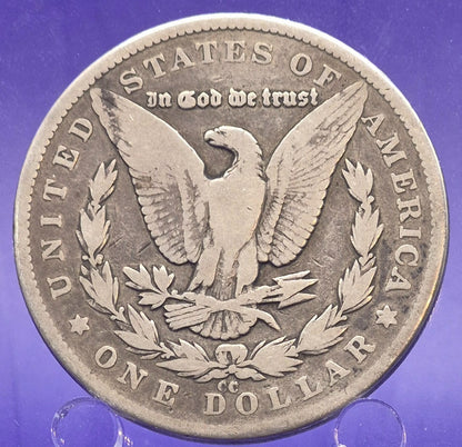 1879-CC Morgan Silver $1 Dollar Carson City $1 Full Liberty 2ND Year Better Date