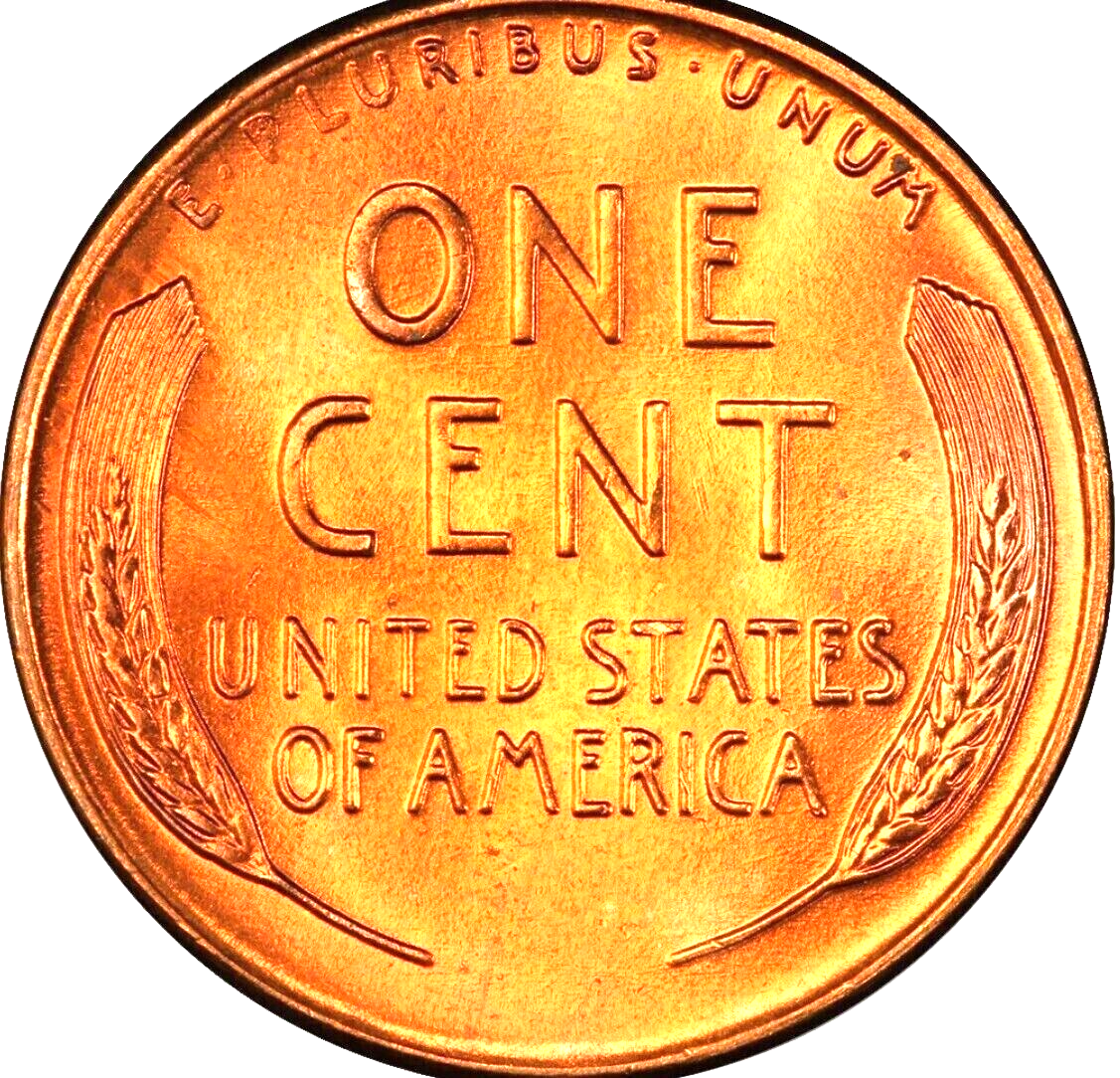 ✅ 1958-D Lincoln Wheat Cent GEM BU 1c BRILLIANT UNCIRCULATED From OBW Roll