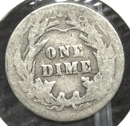 1903 Barber Dime 🥈90% Silver🥈Good Detailed Circulated Condition
