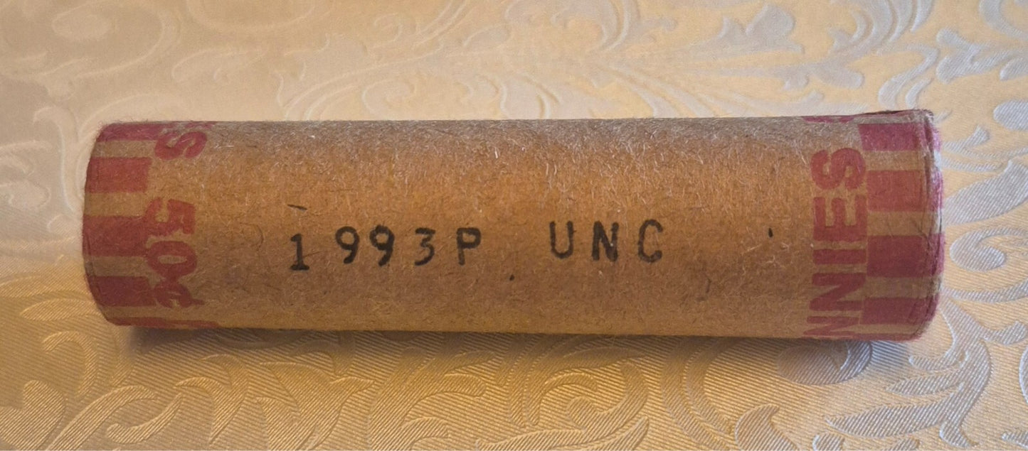1993 P Lincoln Memorial BU Brilliant Uncirculated 1C From 🔥OBW Bank Roll🔥