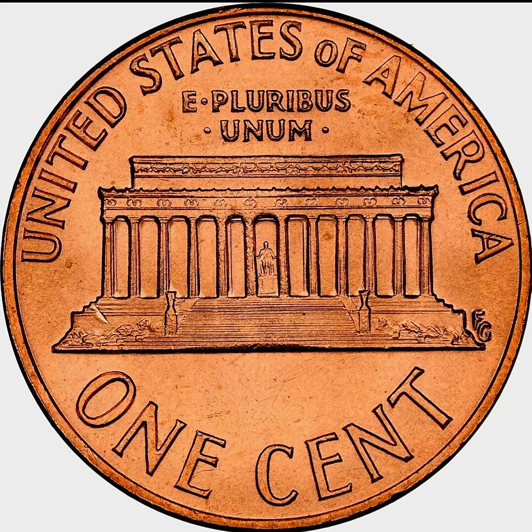 1973 D Lincoln Memorial BU Brilliant Uncirculated 1C From 🔥OBW Bank Roll🔥