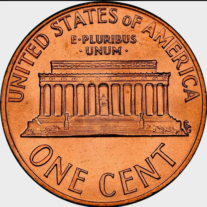 1973 D Lincoln Memorial BU Brilliant Uncirculated 1C From 🔥OBW Bank Roll🔥