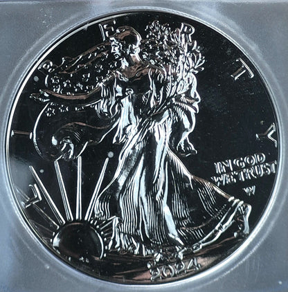 2024 ICG American Silver Eagle Ruthenium Edition. 1 oz Silver **1 of 500**