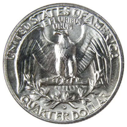 ✅ 1958 D Washington Quarter BU Uncirculated Mint State MS 90% Silver 25c US Coin