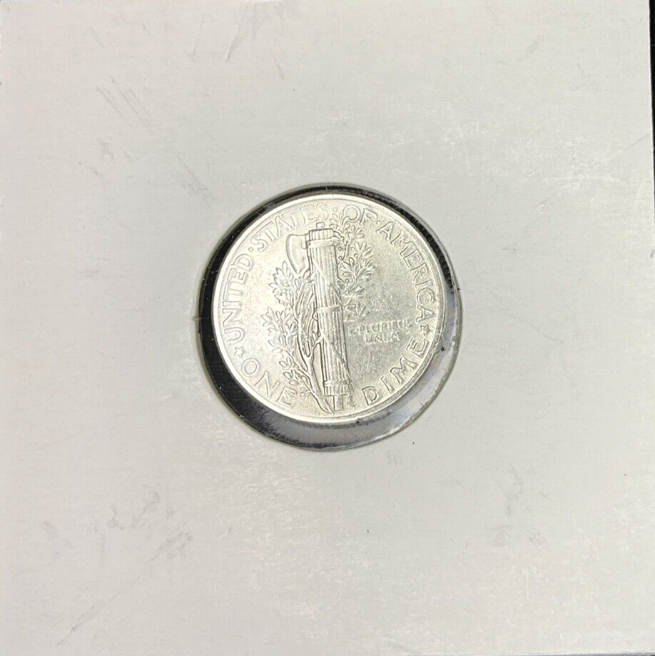 1943 (P) Mercury Dime 90% Silver CHOICE BU US Coin Sharp Strike Full Lines