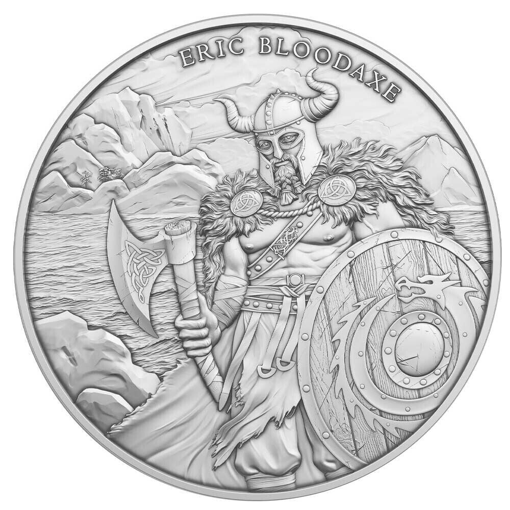 ✅ Set of 4 - Legendary Warriors Series 4 oz .999 Fine SILVER High Relief Coins