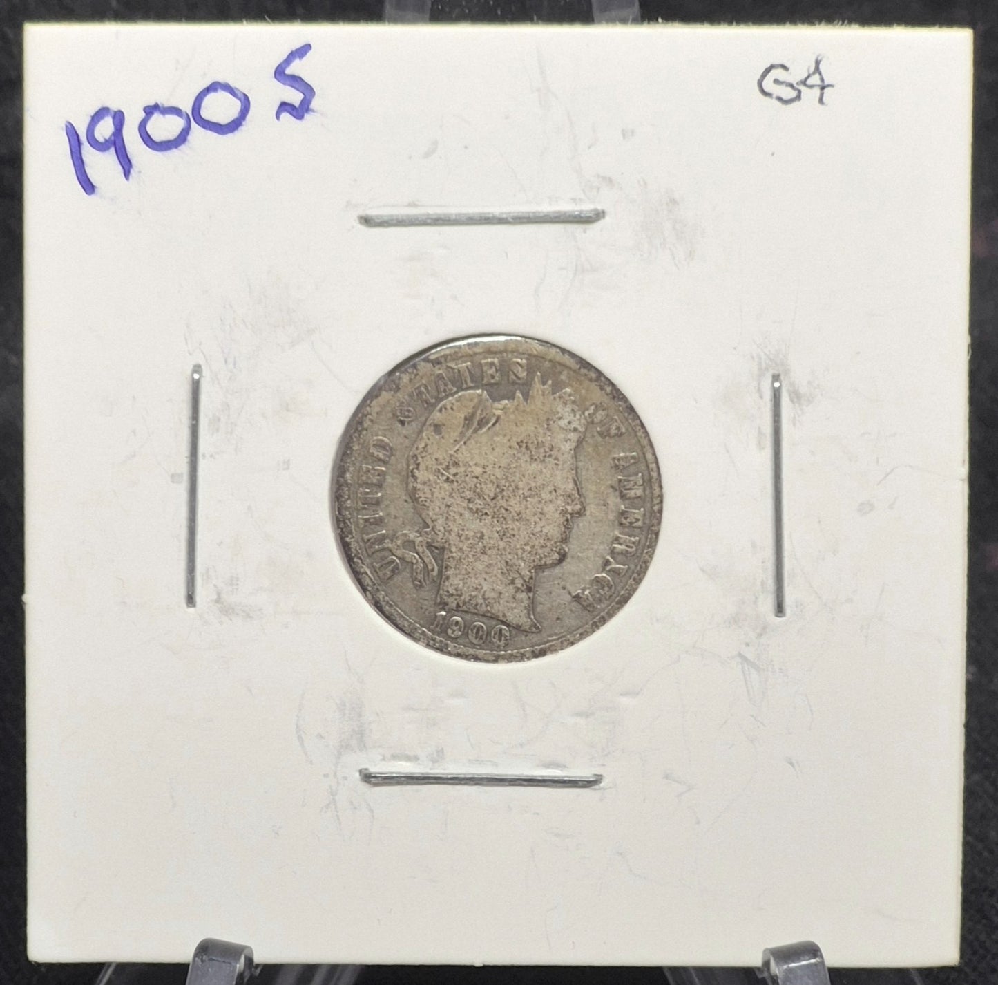 1900 S Barber Dime 🥈90% Silver🥈Good Detailed Circulated Condition