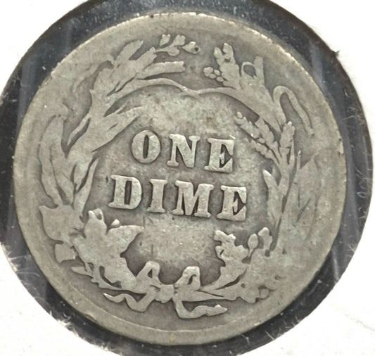 1908 Barber Dime 🥈90% Silver🥈 Very Good Detailed Circulated Condition