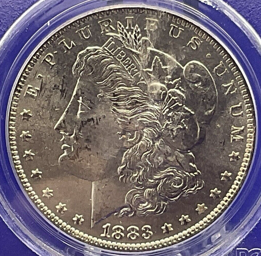 💥  1883-O $1 MORGAN SILVER DOLLAR PCGS MS63 90% Silver EARLY YEAR 💥