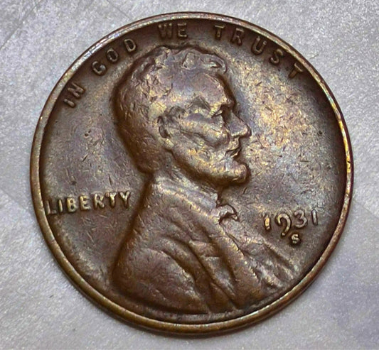 🔥Rare 1931 S Lincoln Wheat Penny Cent Key Date Better Grade Only 866K Produced