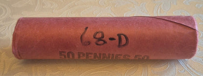 1968 Denver Lincoln Memorial BU Brilliant Uncirculated 1C From 🔥OBW Bank Roll🔥