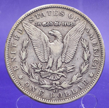 1891-CC Morgan Silver $1 Dollar Carson City  Full Liberty Sharp Strike