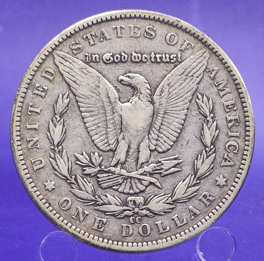 1891-CC Morgan Silver $1 Dollar Carson City  Full Liberty Sharp Strike