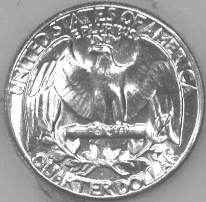1960-P Washington Silver Quarter 25c BU Brilliant Uncirculated From OBW Roll