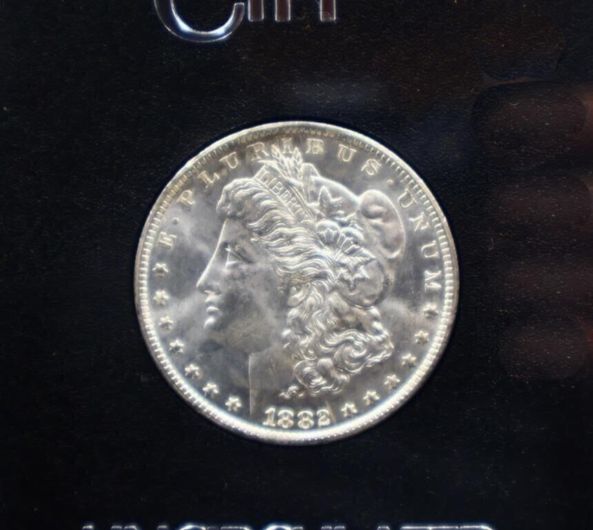 1882-CC $1 GSA HOARD Morgan Silver Dollar ✪ NGC MS-64 ✪ Carson City NV Comstock