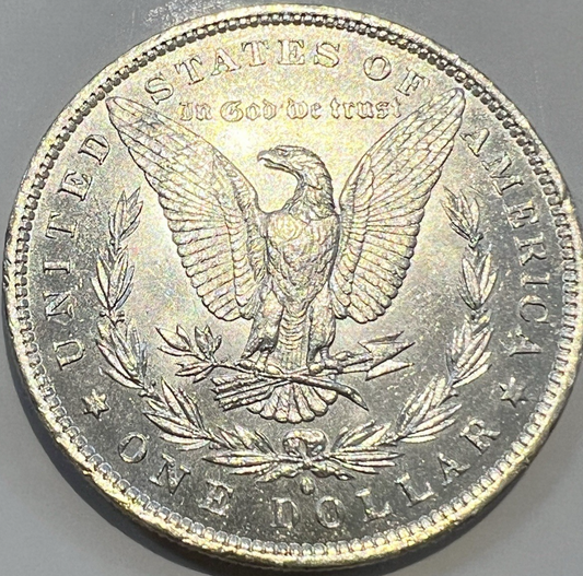 1884 O Morgan 90% Silver $1 Dollar Bright White Super Shiny Early Date Coin