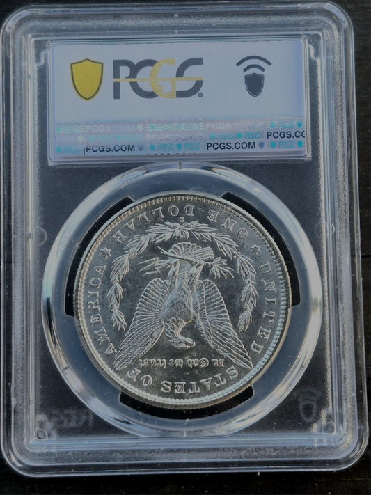 1880 S Morgan Silver Dollar Graded PCGS MS 62 90% Silver PCGS Protective Bag