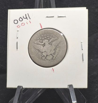 1916 D Barber Quarter Rotated Die Error 90% SILVER Circulated Condition Last Yr
