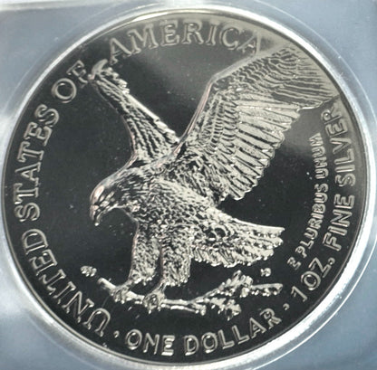 2024 ICG American Silver Eagle Black Ruthenium Edition. 1 oz Silver **1 of 500**