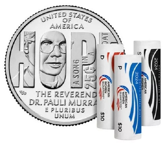 2024 Coin Set P/D/S Dr. Pauli Murray American Women  Quarters BU Uncircuated