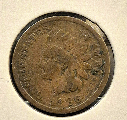 1886 Copper 1C Indian Head Cent Choice Collectable Variety I G Condition